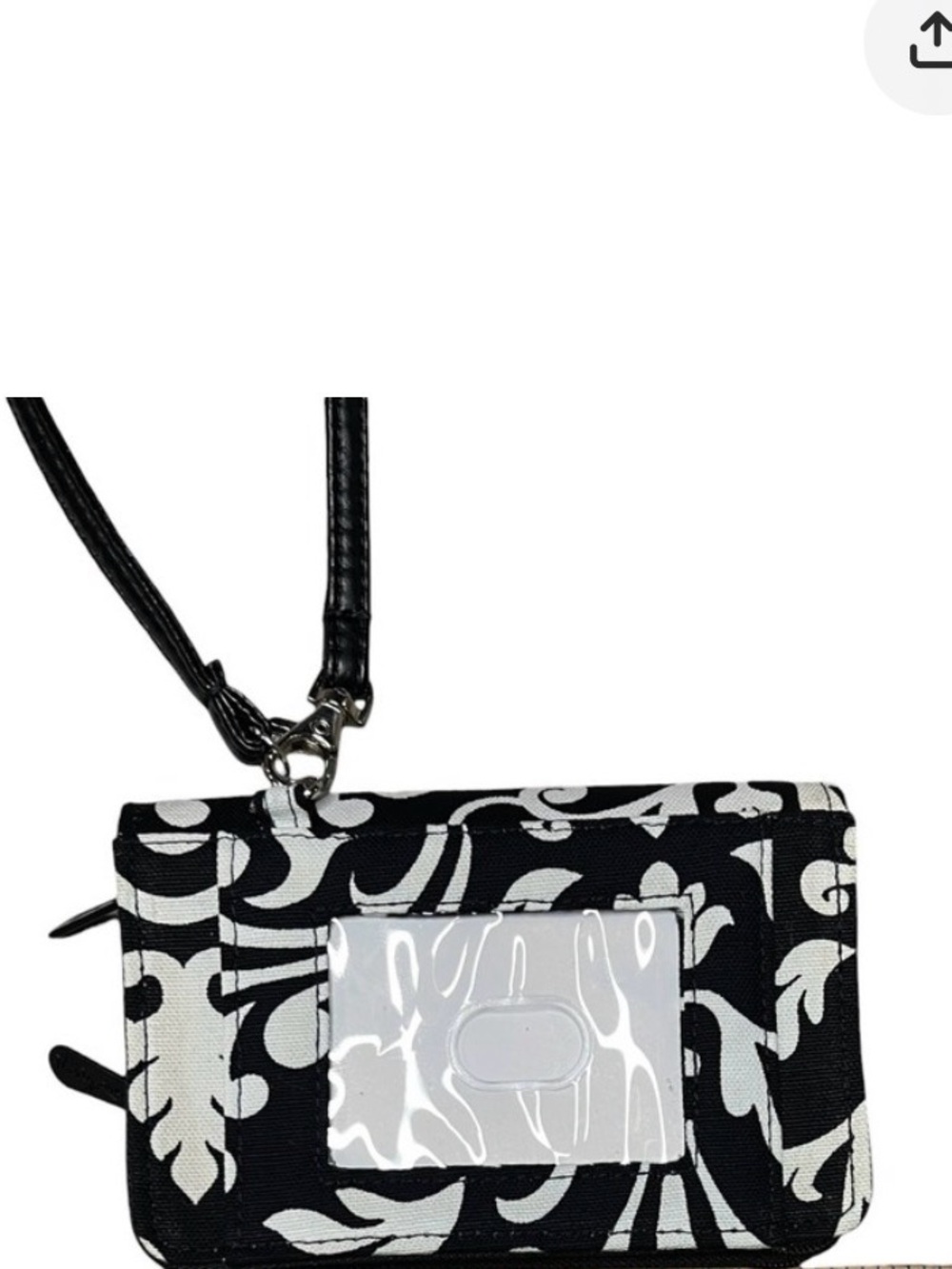 NEW - Thirty-One Every-Day Wristlet Women Black Parisian Pop - OS
